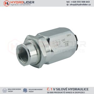 Hydraulický jednosměrný škrtící ventil VRF 3/8"